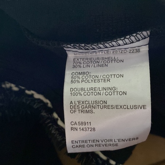 TRIBAL linen jacket embroidered black and white bohemian tassels textured large - Picture 4 of 15